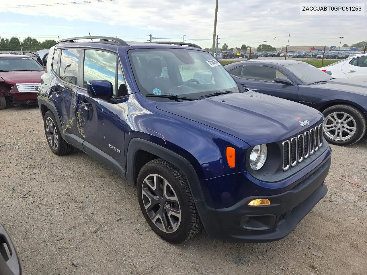 2016 JEEP RENEGADE VIN ZACCJABT0GPC61253 — фото 4