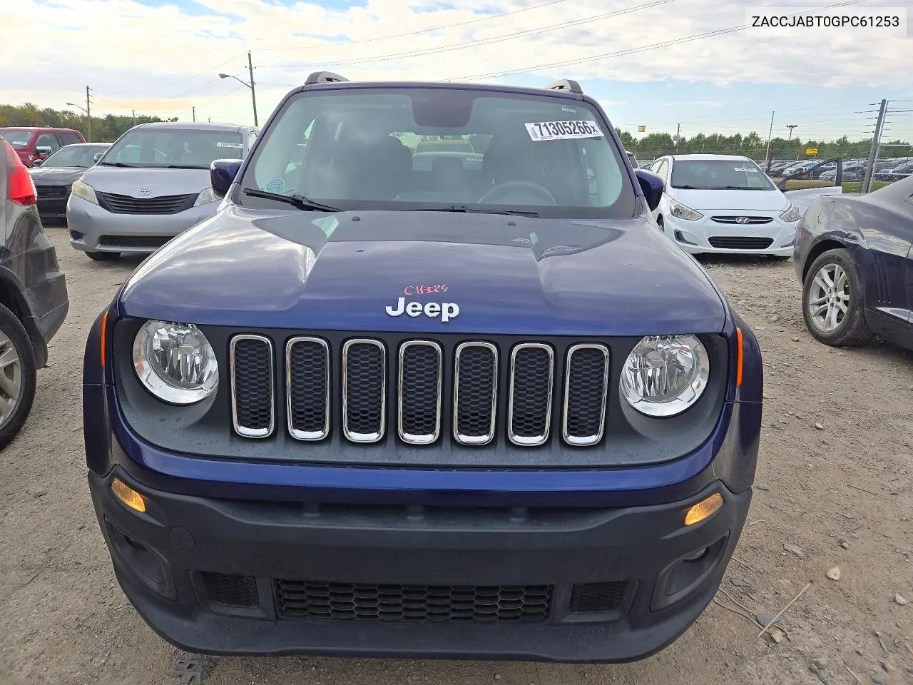 2016 JEEP RENEGADE VIN ZACCJABT0GPC61253 — фото 5