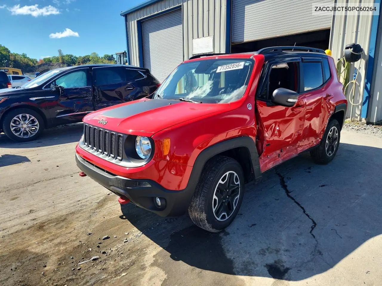 JEEP RENEGADE 2016, VIN ZACCJBCT5GPC60264