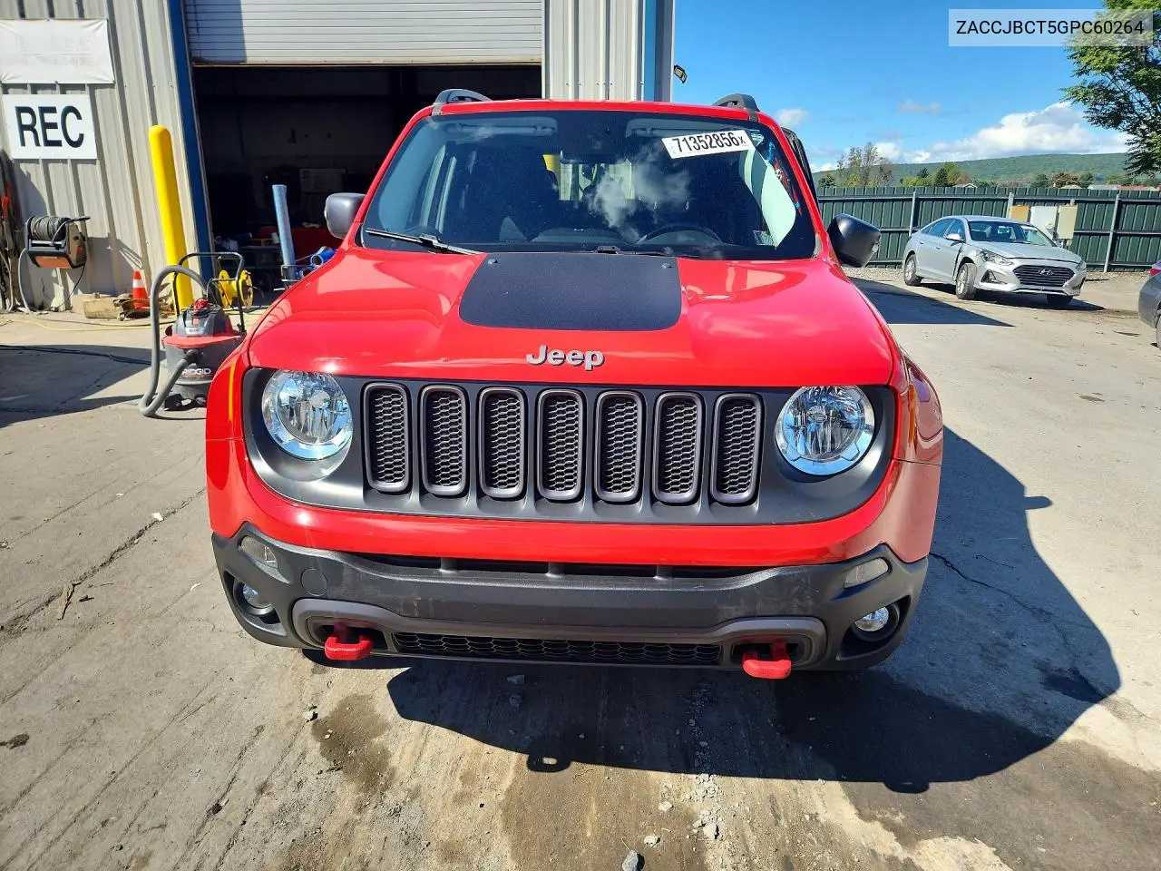 2016 JEEP RENEGADE VIN ZACCJBCT5GPC60264 — фото 5