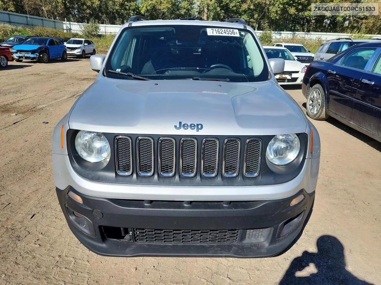 2016 JEEP RENEGADE VIN ZACCJABT0GPC51533 — фото 5
