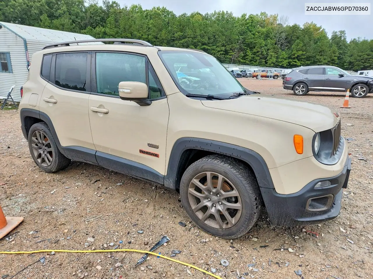2016 JEEP RENEGADE VIN ZACCJABW6GPD70360 — фото 4