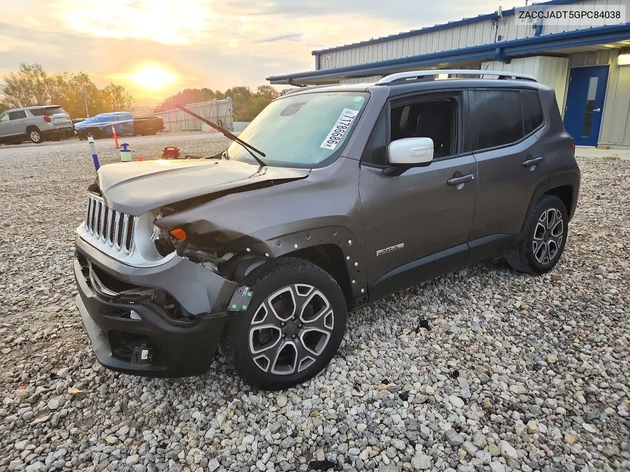 JEEP RENEGADE 2016, VIN ZACCJADT5GPC84038