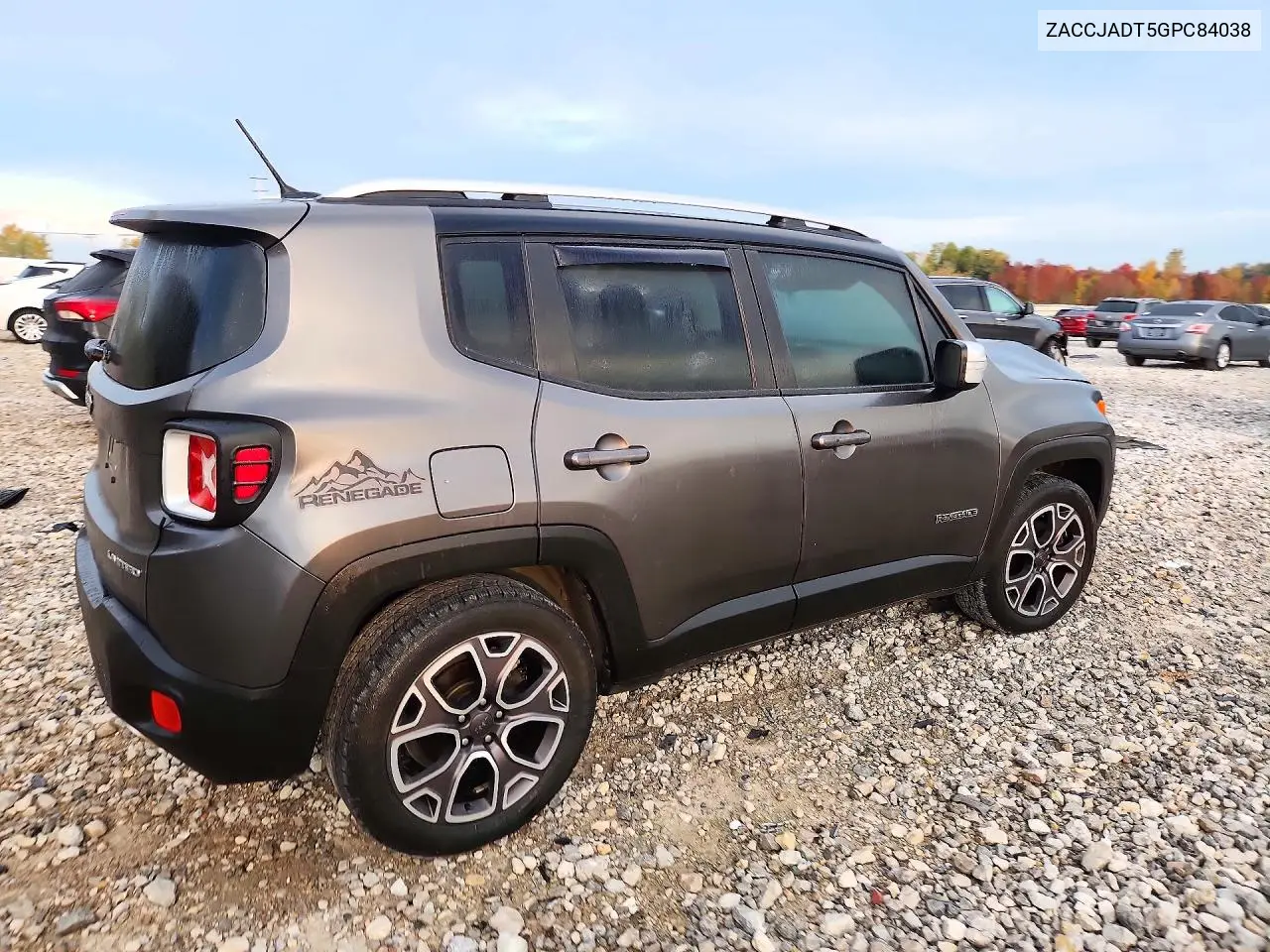 2016 JEEP RENEGADE VIN ZACCJADT5GPC84038 — фото 3