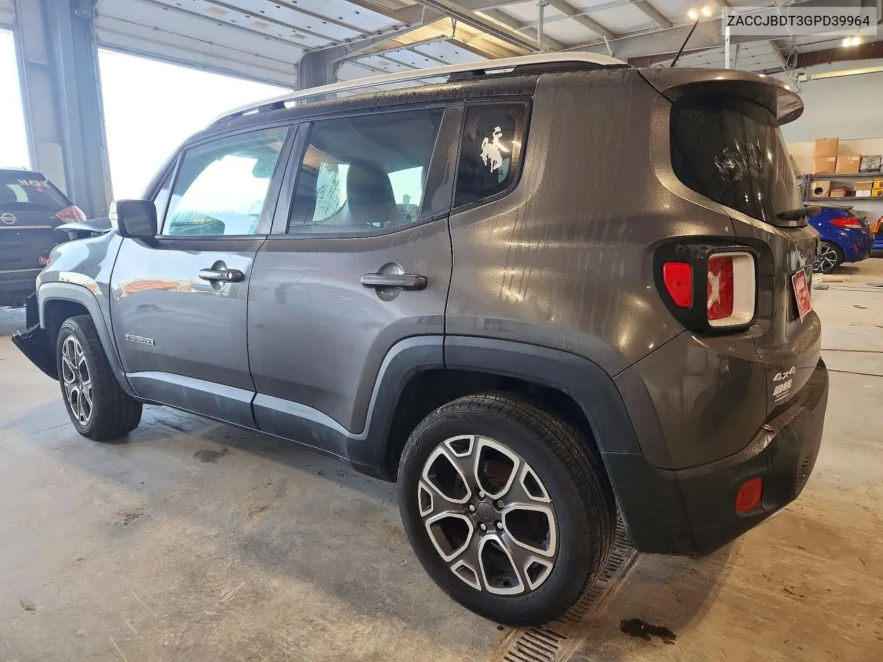 2016 JEEP RENEGADE VIN ZACCJBDT3GPD39964 — фото 2