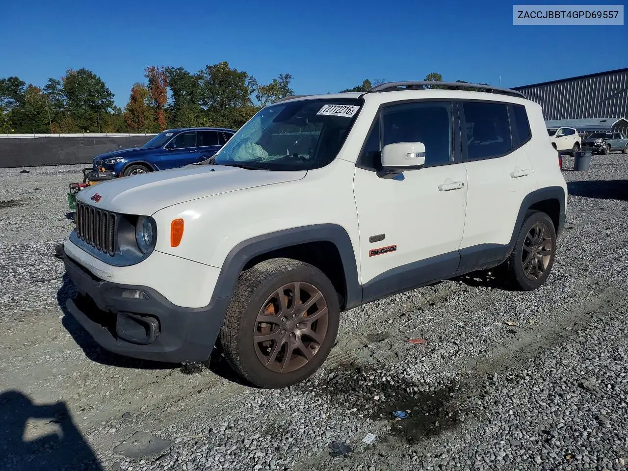 JEEP RENEGADE 2016, VIN ZACCJBBT4GPD69557