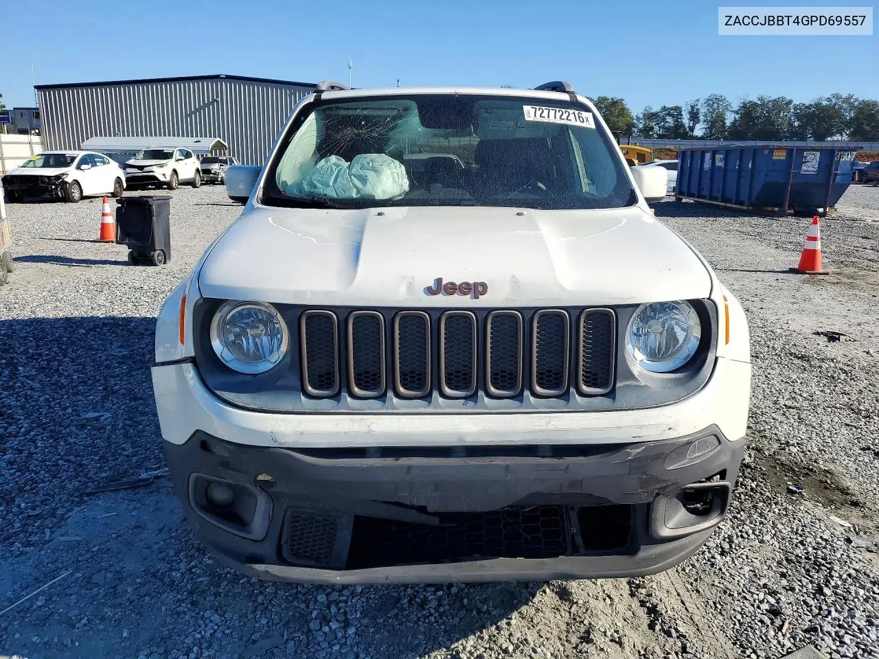 2016 JEEP RENEGADE VIN ZACCJBBT4GPD69557 — фото 5