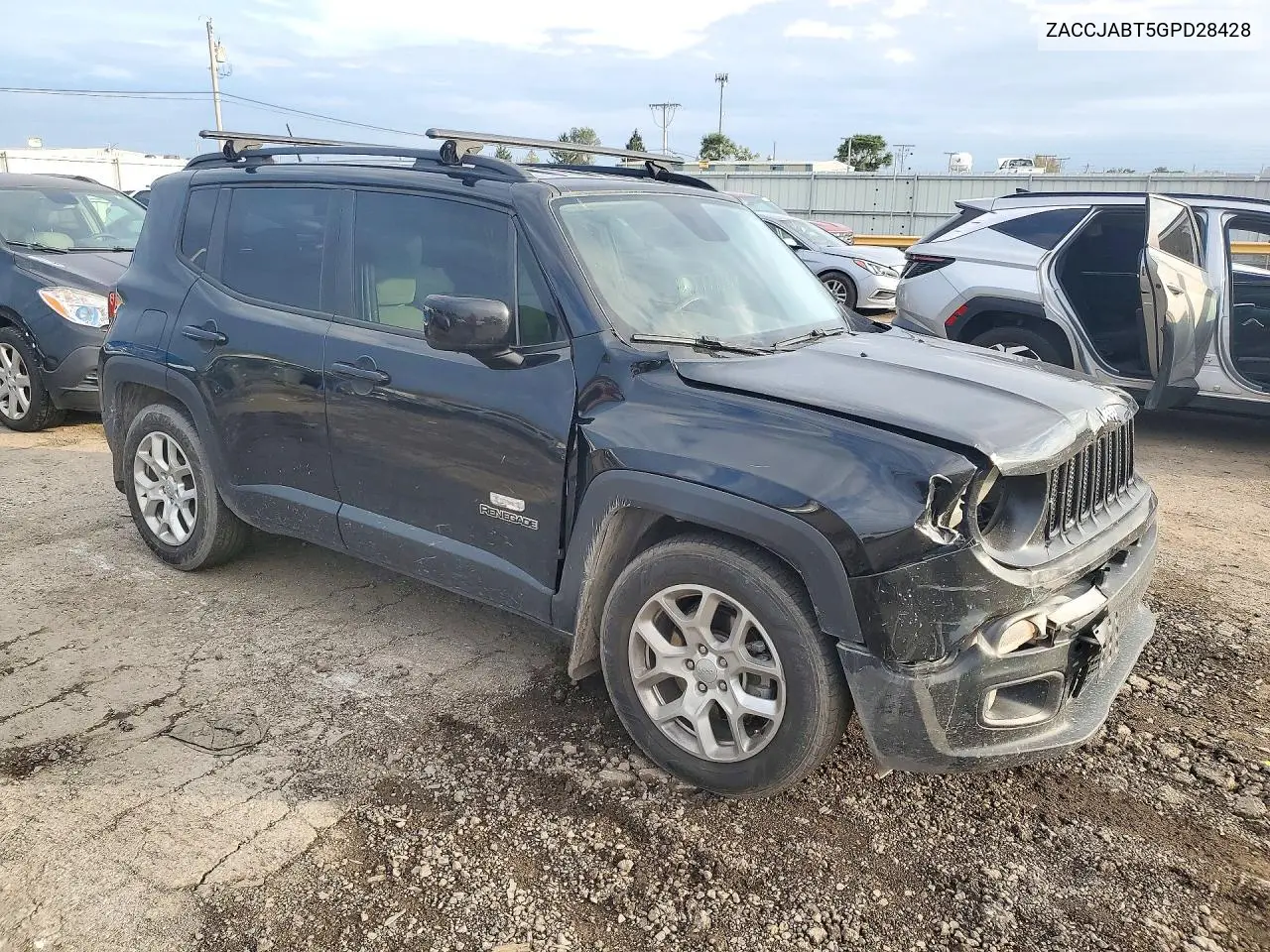 2016 JEEP RENEGADE VIN ZACCJABT5GPD28428 — фото 4