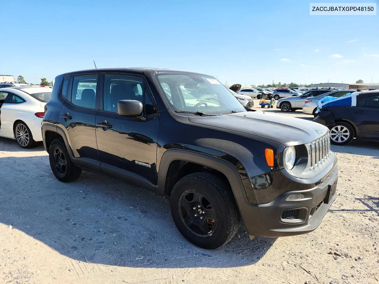 2016 JEEP RENEGADE VIN ZACCJBATXGPD48150 — фото 4