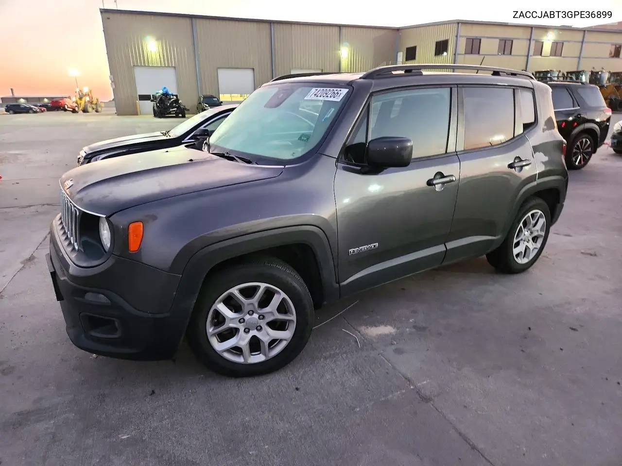 JEEP RENEGADE 2016, VIN ZACCJABT3GPE36899