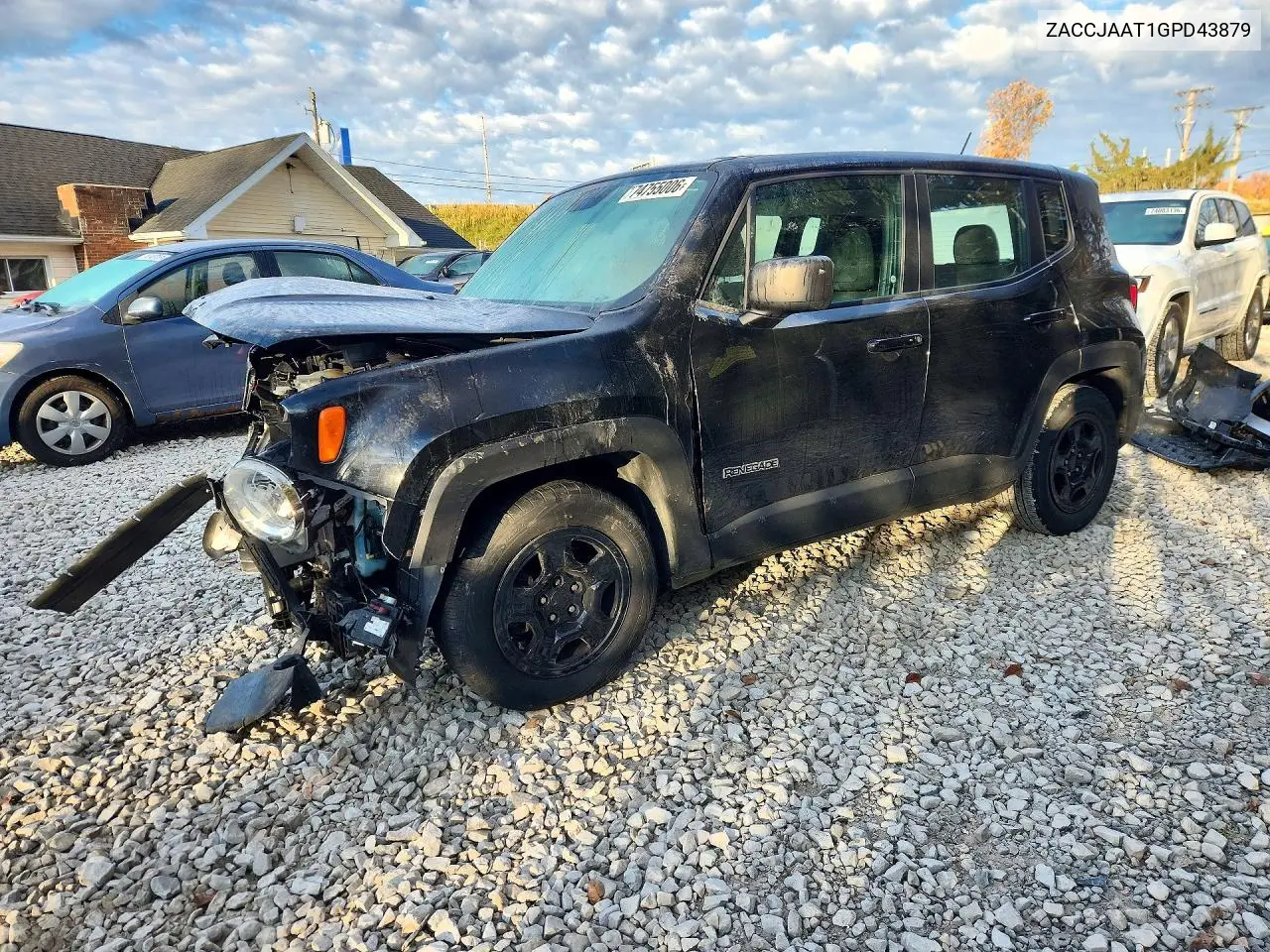 JEEP RENEGADE 2016, VIN ZACCJAAT1GPD43879