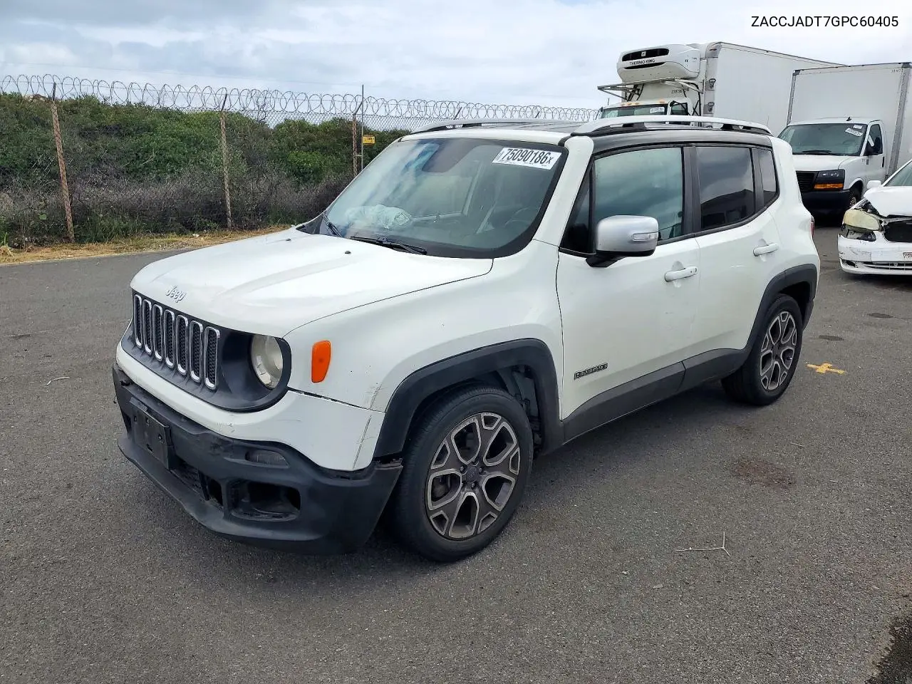 JEEP RENEGADE 2016, VIN ZACCJADT7GPC60405