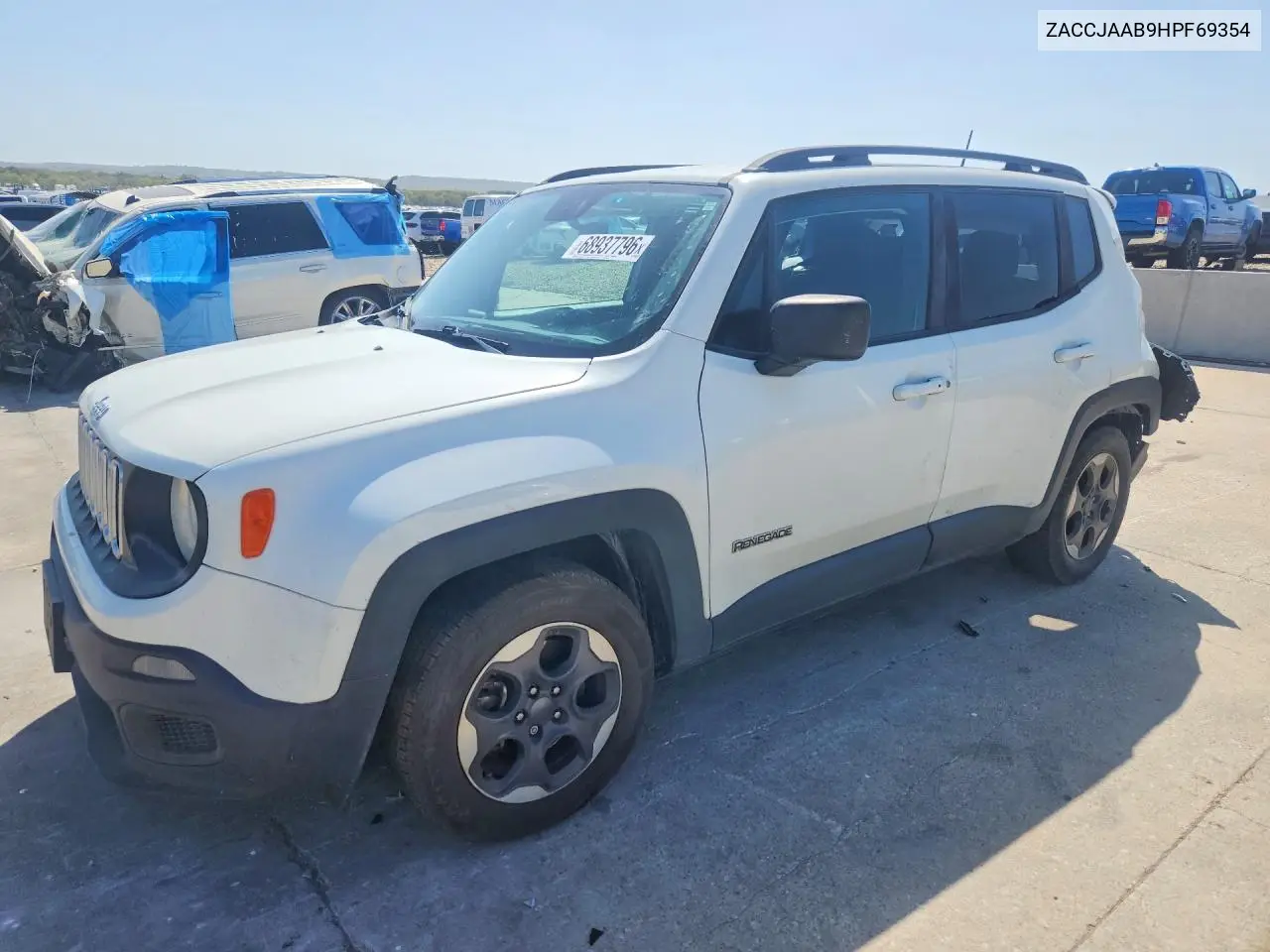 JEEP RENEGADE 2017, VIN ZACCJAAB9HPF69354