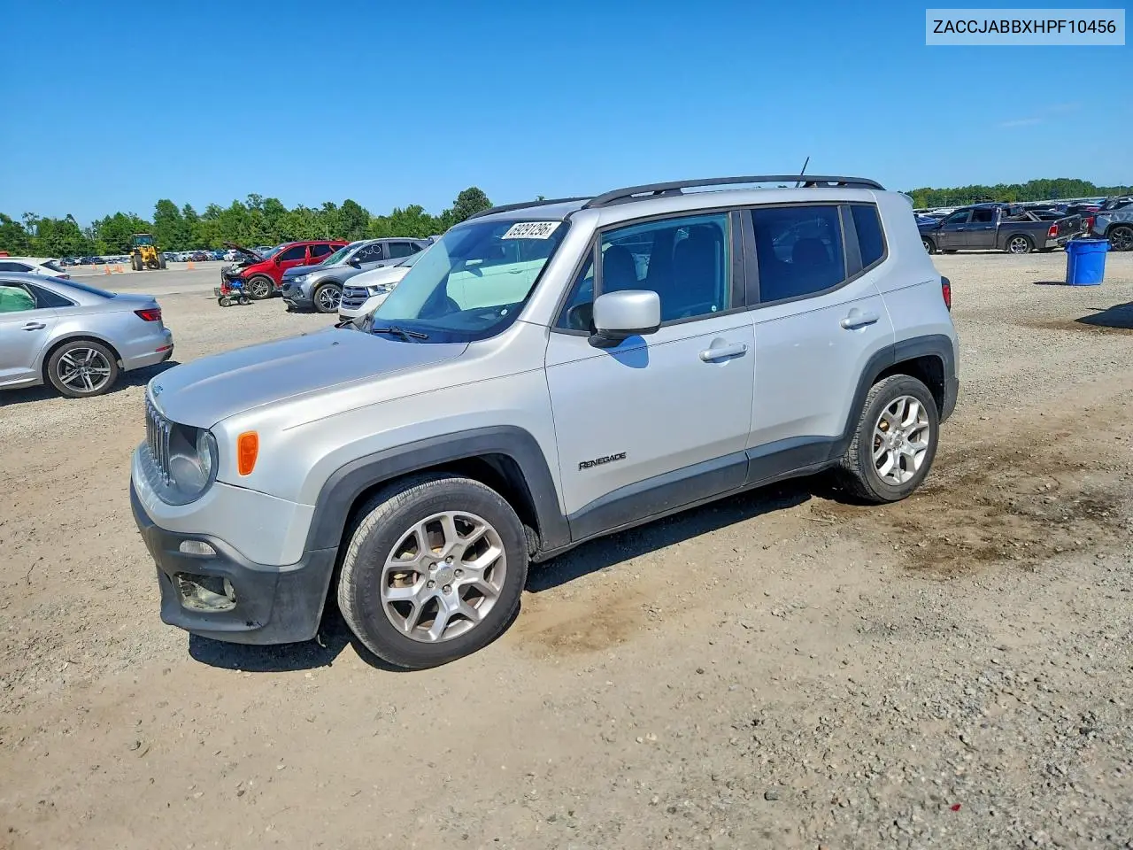 JEEP RENEGADE 2017, VIN ZACCJABBXHPF10456