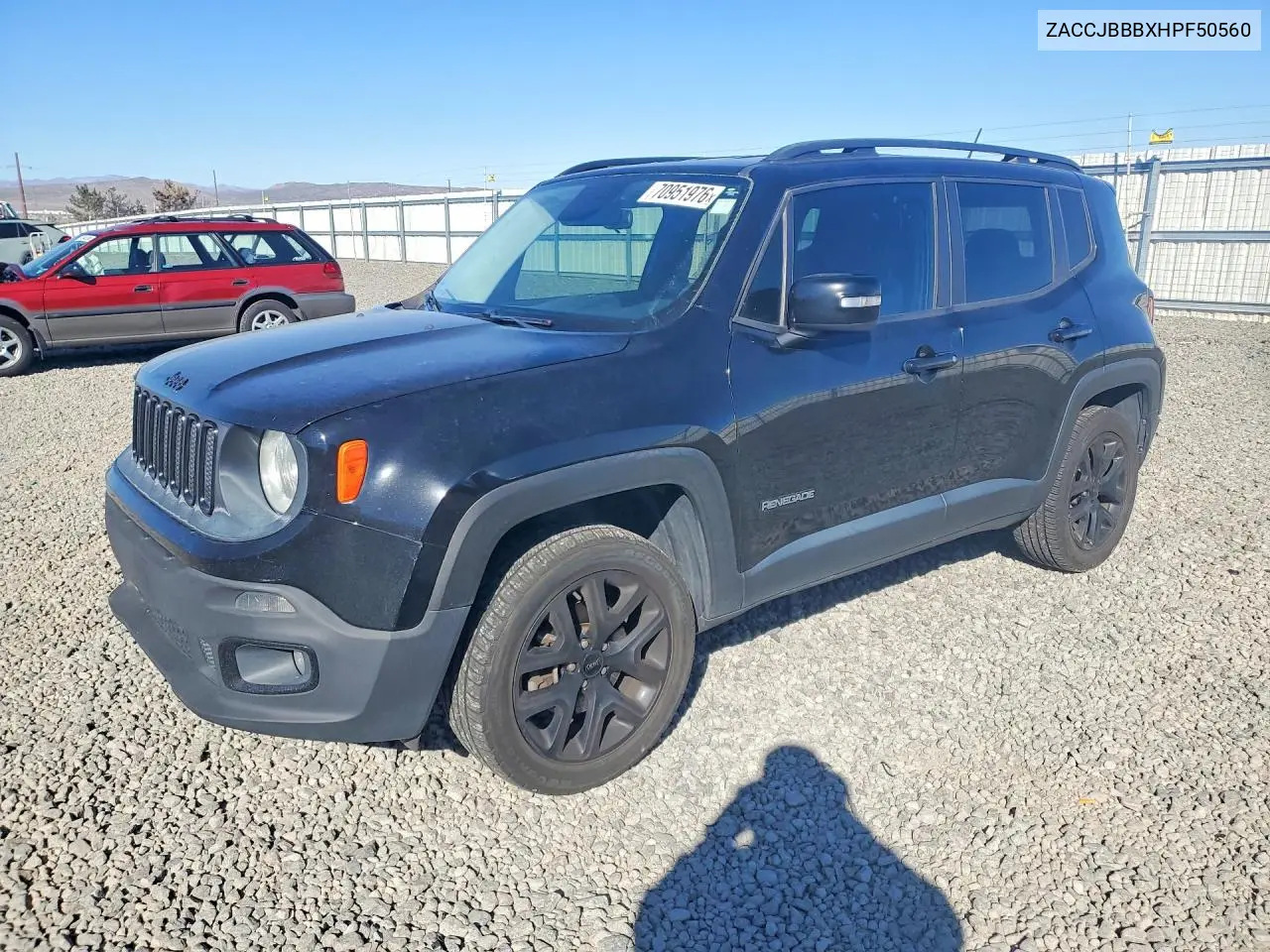 JEEP RENEGADE 2017, VIN ZACCJBBBXHPF50560