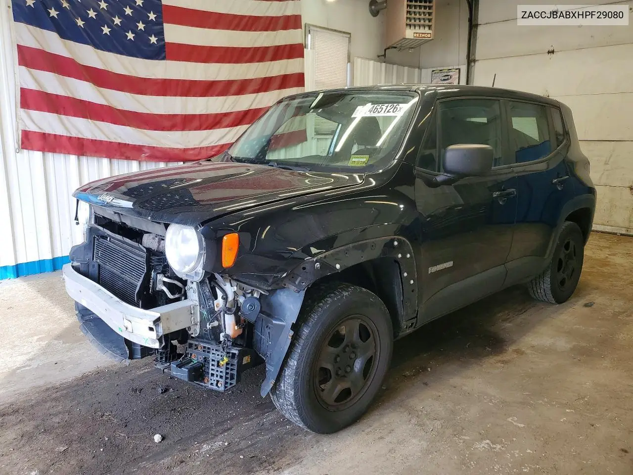 JEEP RENEGADE 2017, VIN ZACCJBABXHPF29080
