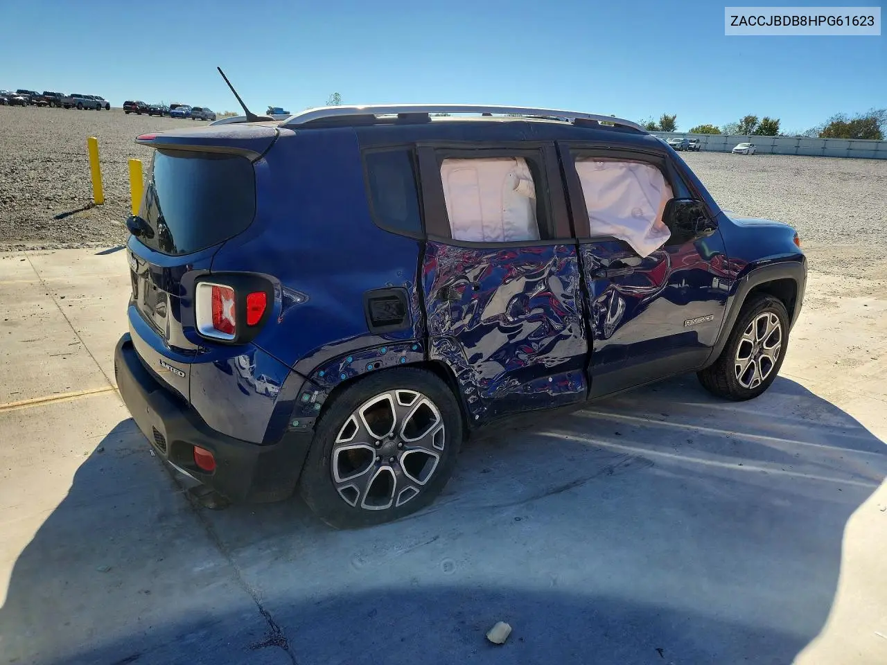 2017 JEEP RENEGADE VIN ZACCJBDB8HPG61623 — фото 3