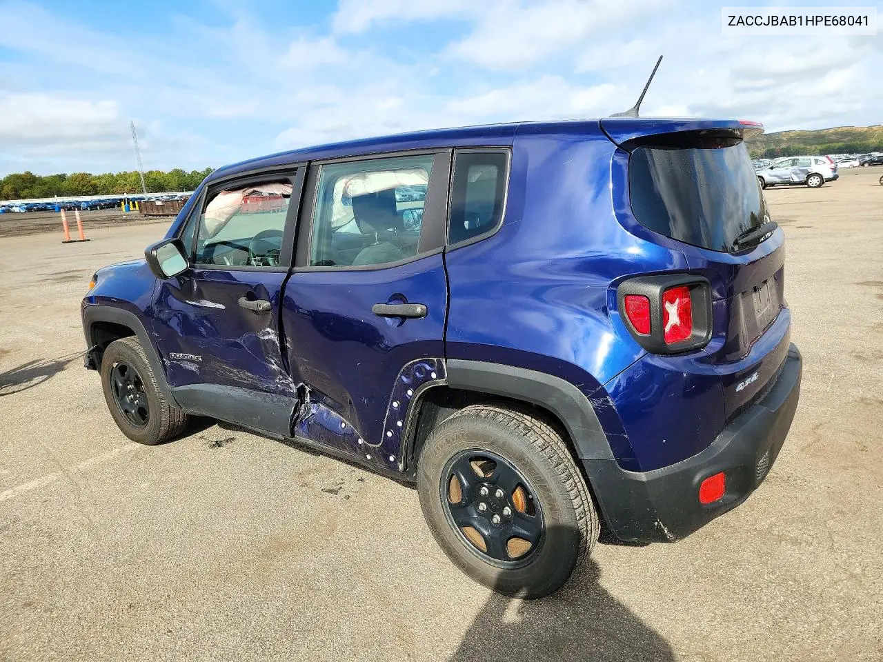 2017 JEEP RENEGADE VIN ZACCJBAB1HPE68041 — фото 2