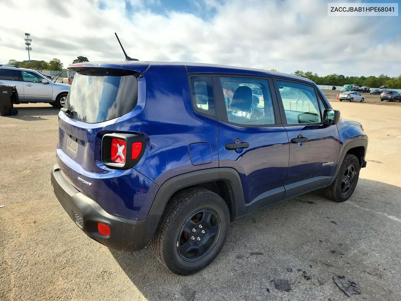 2017 JEEP RENEGADE VIN ZACCJBAB1HPE68041 — фото 3