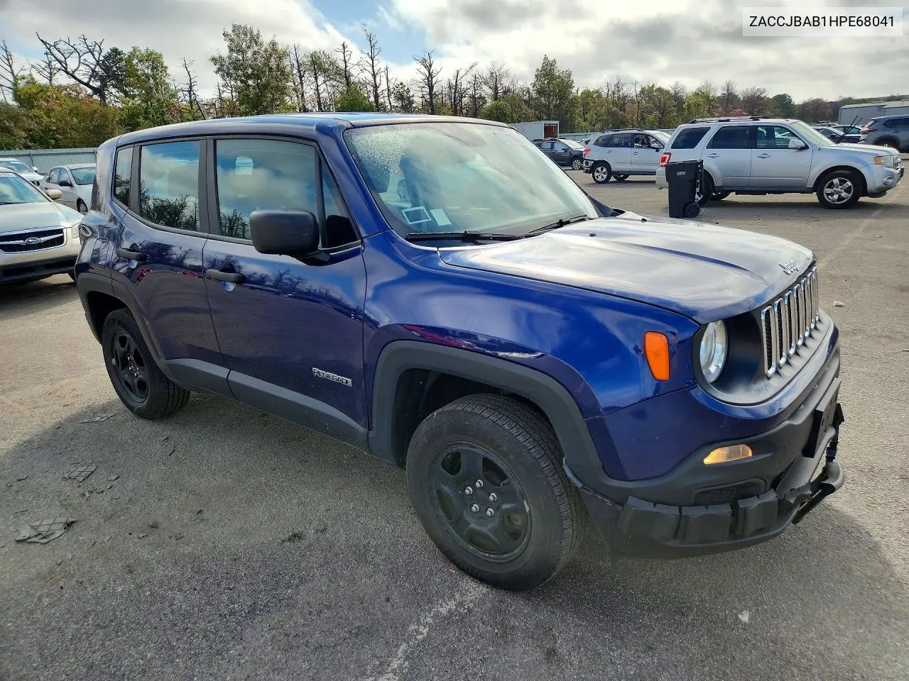 2017 JEEP RENEGADE VIN ZACCJBAB1HPE68041 — фото 4