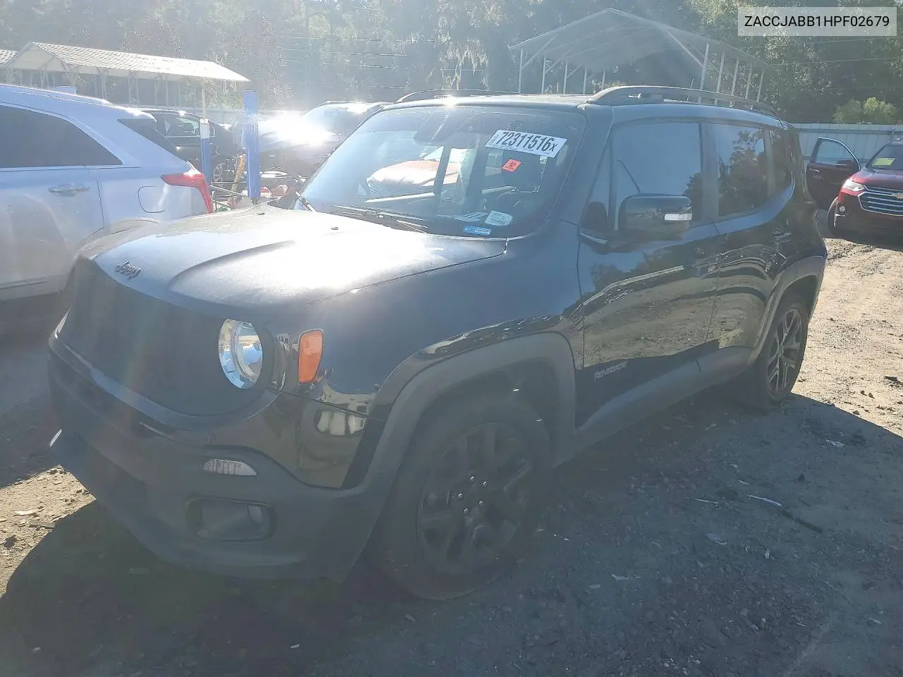 JEEP RENEGADE 2017, VIN ZACCJABB1HPF02679