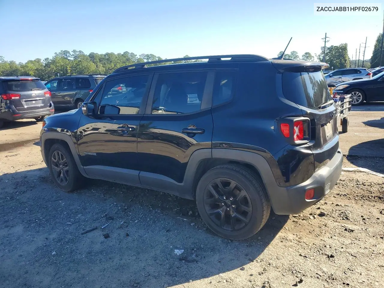 2017 JEEP RENEGADE VIN ZACCJABB1HPF02679 — фото 2