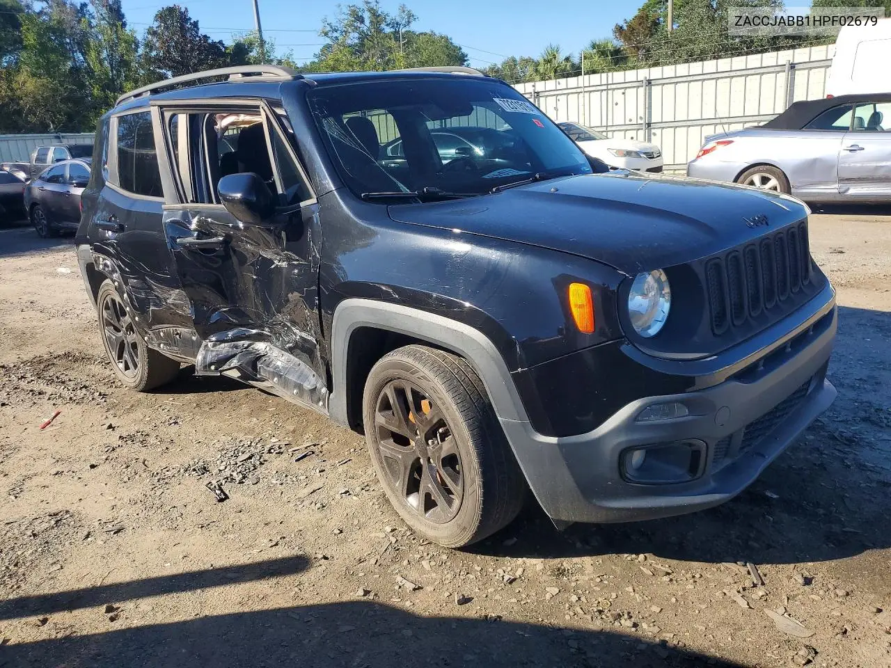 2017 JEEP RENEGADE VIN ZACCJABB1HPF02679 — фото 4