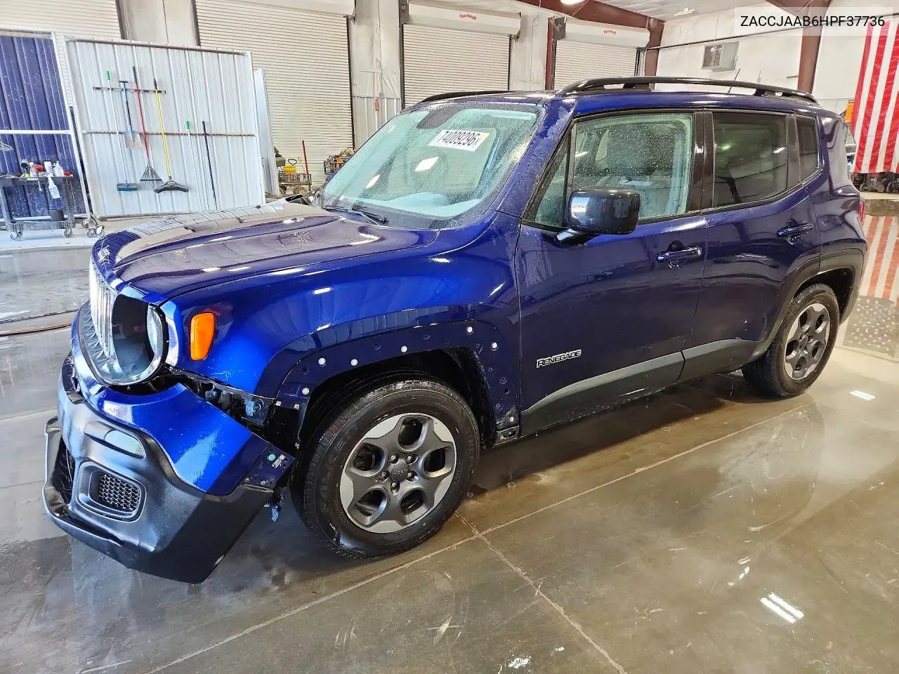 JEEP RENEGADE 2017, VIN ZACCJAAB6HPF37736