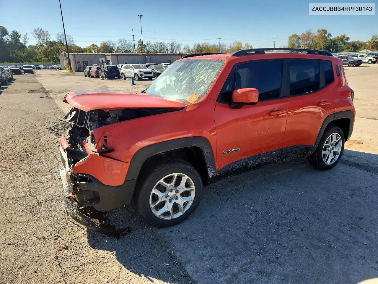 JEEP RENEGADE 2017, VIN ZACCJBBB4HPF30143