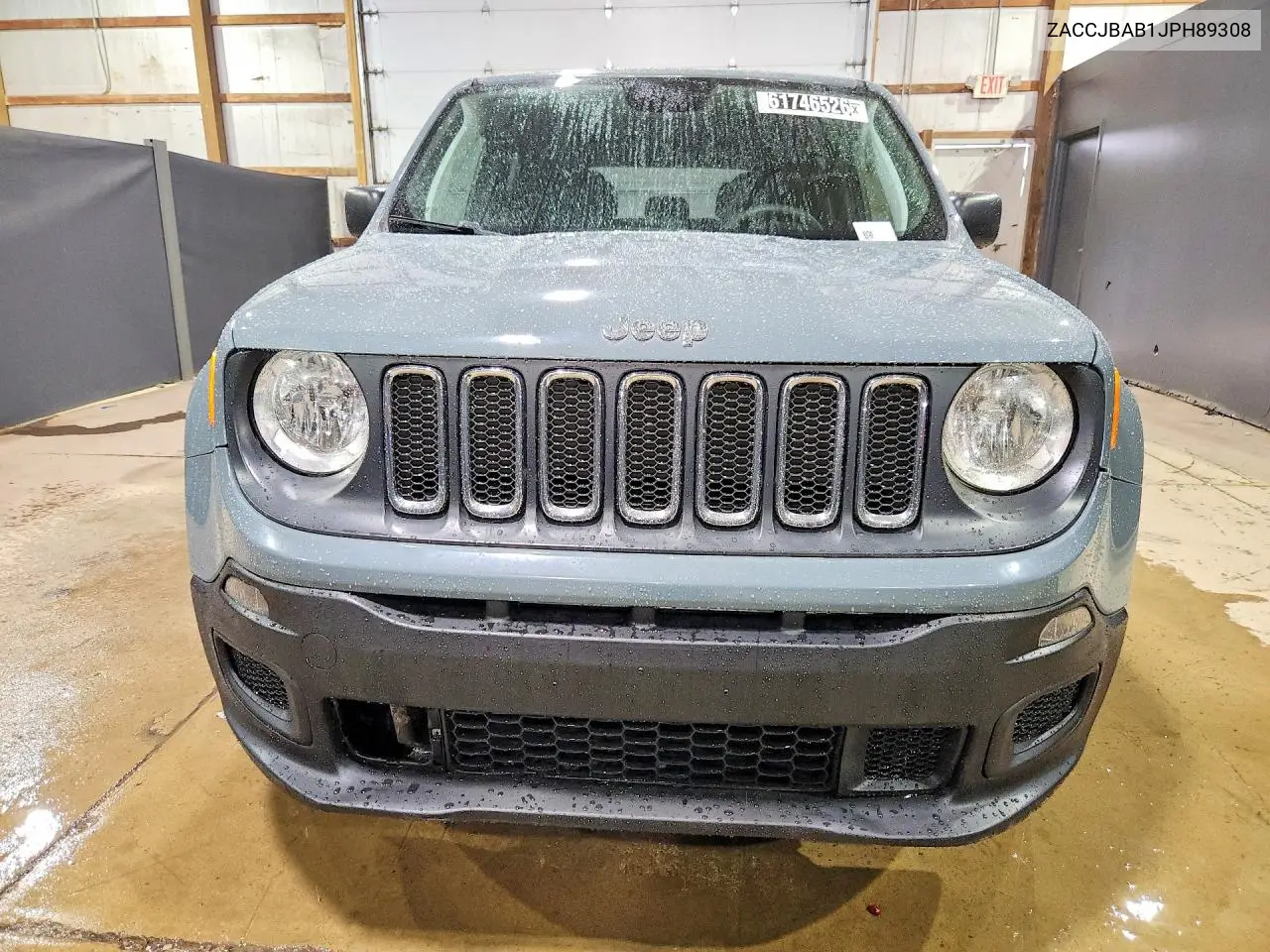 2018 JEEP RENEGADE VIN ZACCJBAB1JPH89308 — фото 5