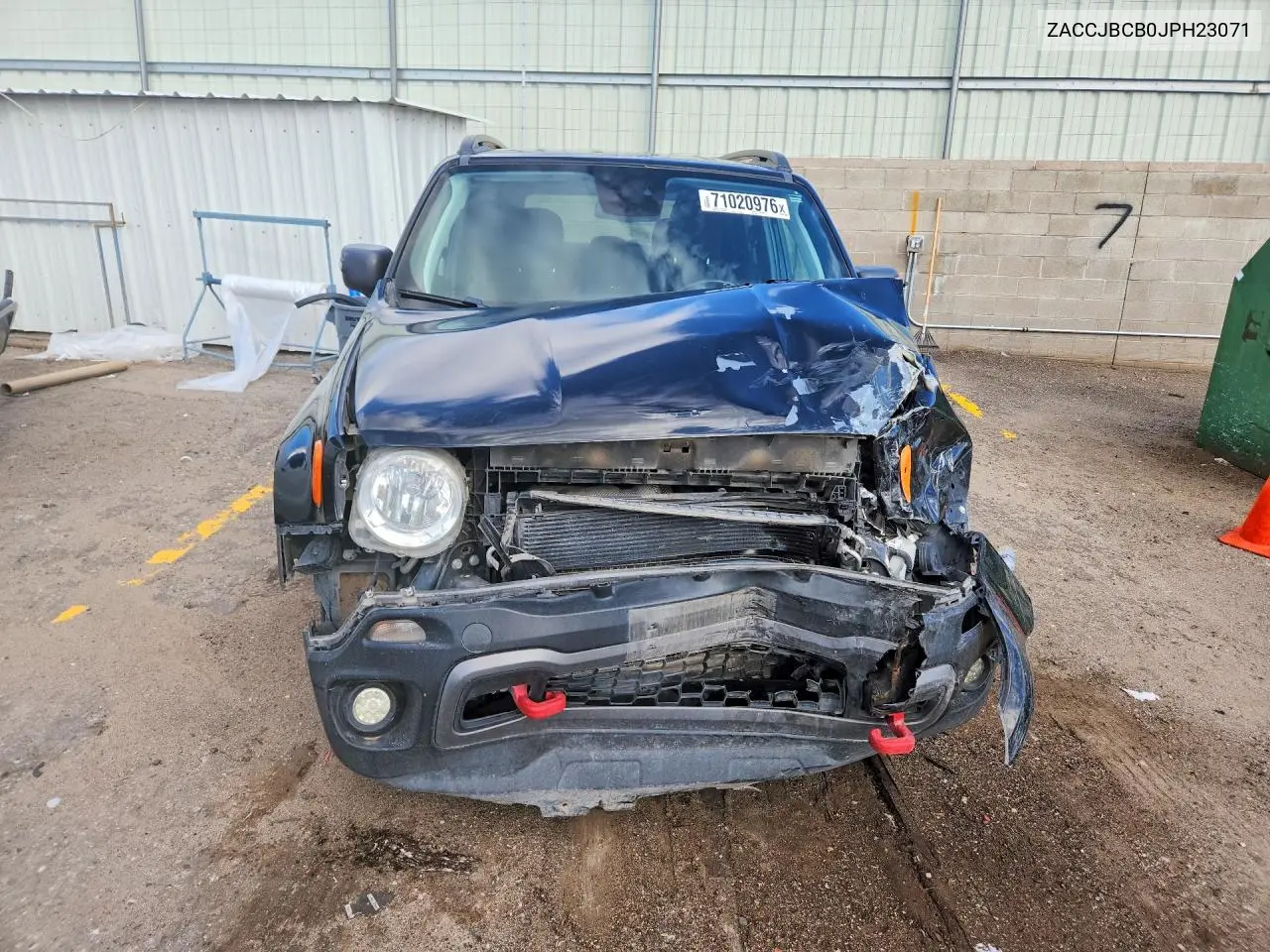 2018 JEEP RENEGADE VIN ZACCJBCB0JPH23071 — фото 5