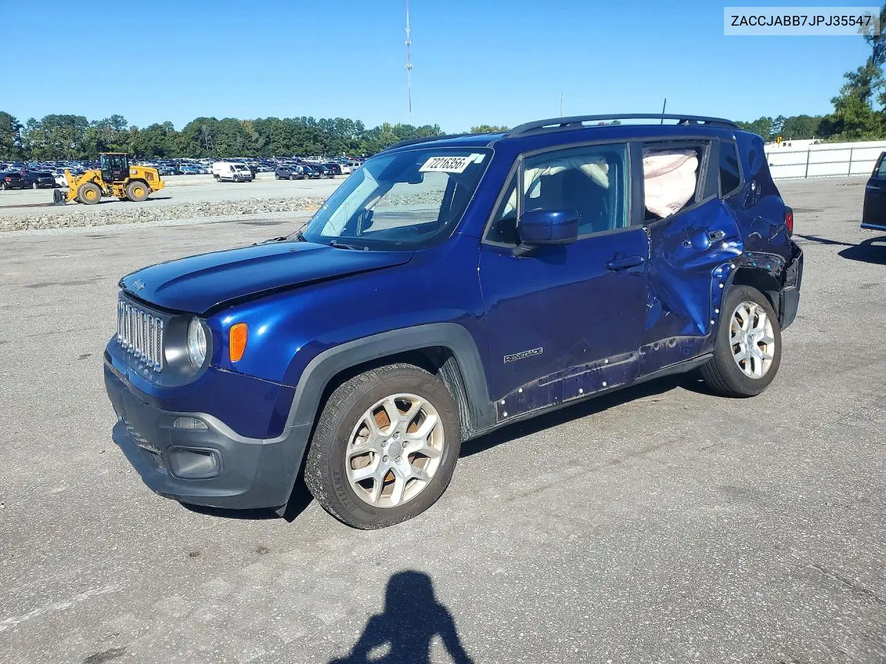 JEEP RENEGADE 2018, VIN ZACCJABB7JPJ35547