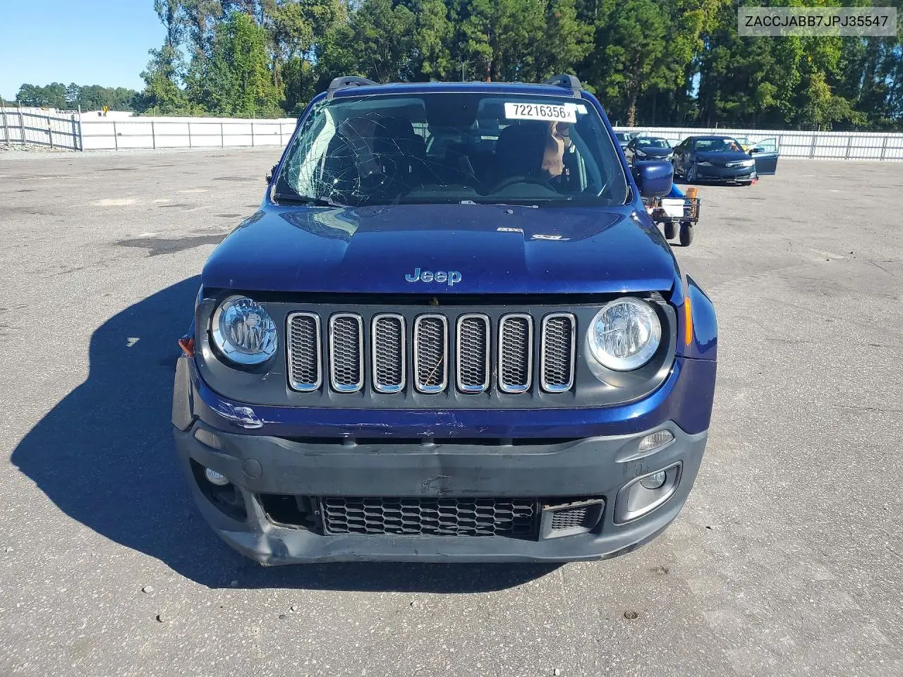 2018 JEEP RENEGADE VIN ZACCJABB7JPJ35547 — фото 5