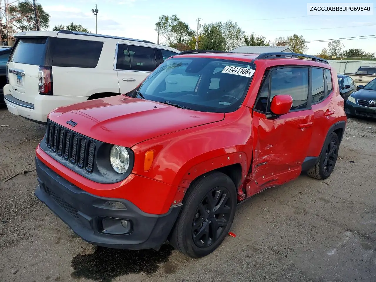 JEEP RENEGADE 2018, VIN ZACCJABB8JPG69840