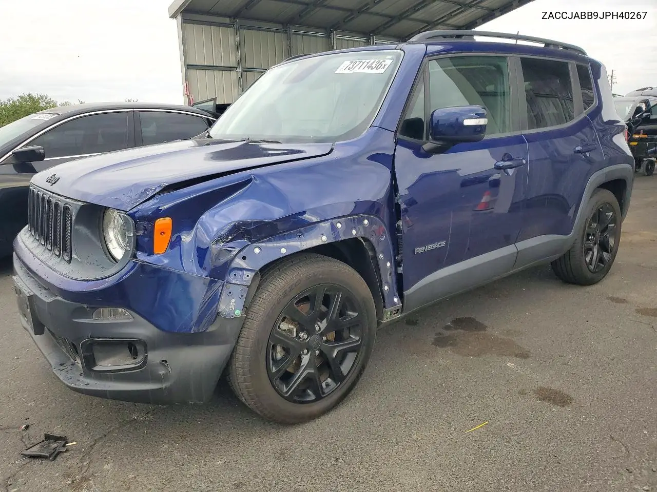 JEEP RENEGADE 2018, VIN ZACCJABB9JPH40267
