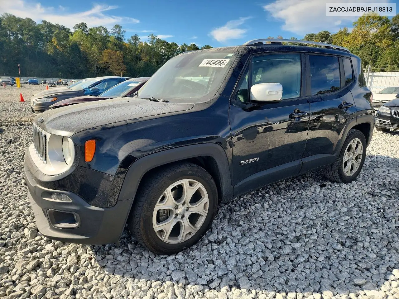 JEEP RENEGADE 2018, VIN ZACCJADB9JPJ18813