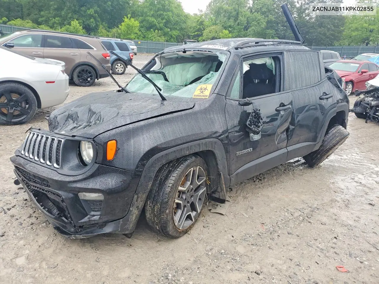 JEEP RENEGADE 2019, VIN ZACNJAB11KPK02855