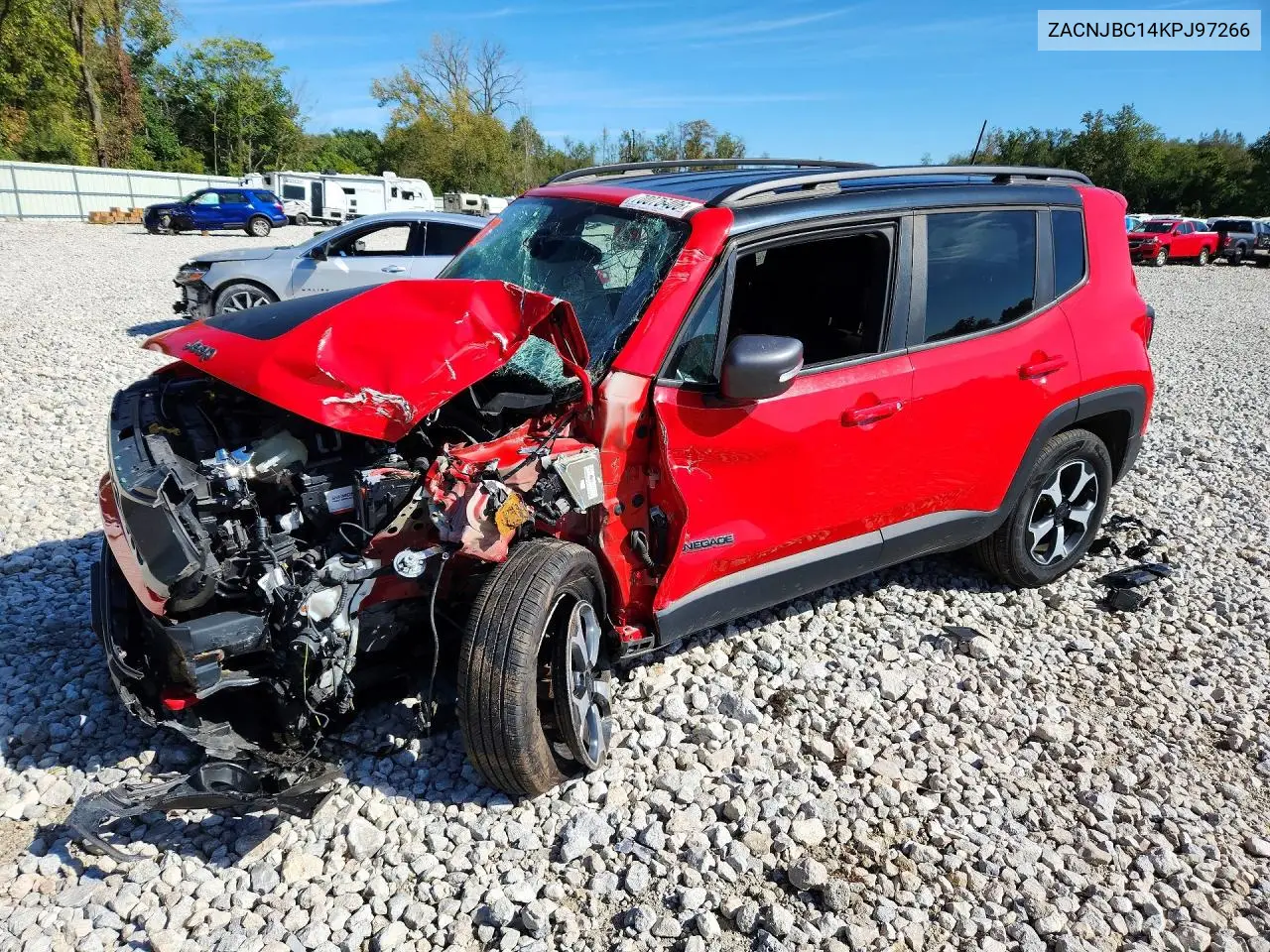 JEEP RENEGADE 2019, VIN ZACNJBC14KPJ97266