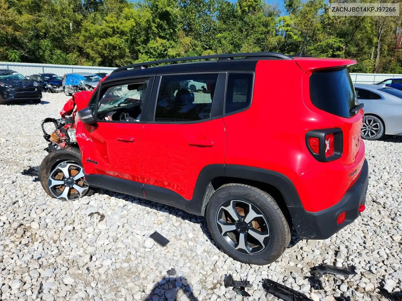 2019 JEEP RENEGADE VIN ZACNJBC14KPJ97266 — фото 2