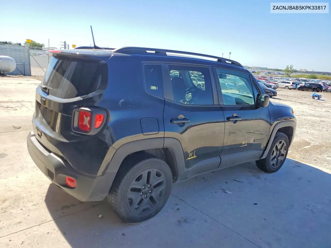 2019 JEEP RENEGADE VIN ZACNJBAB5KPK33817 — фото 3