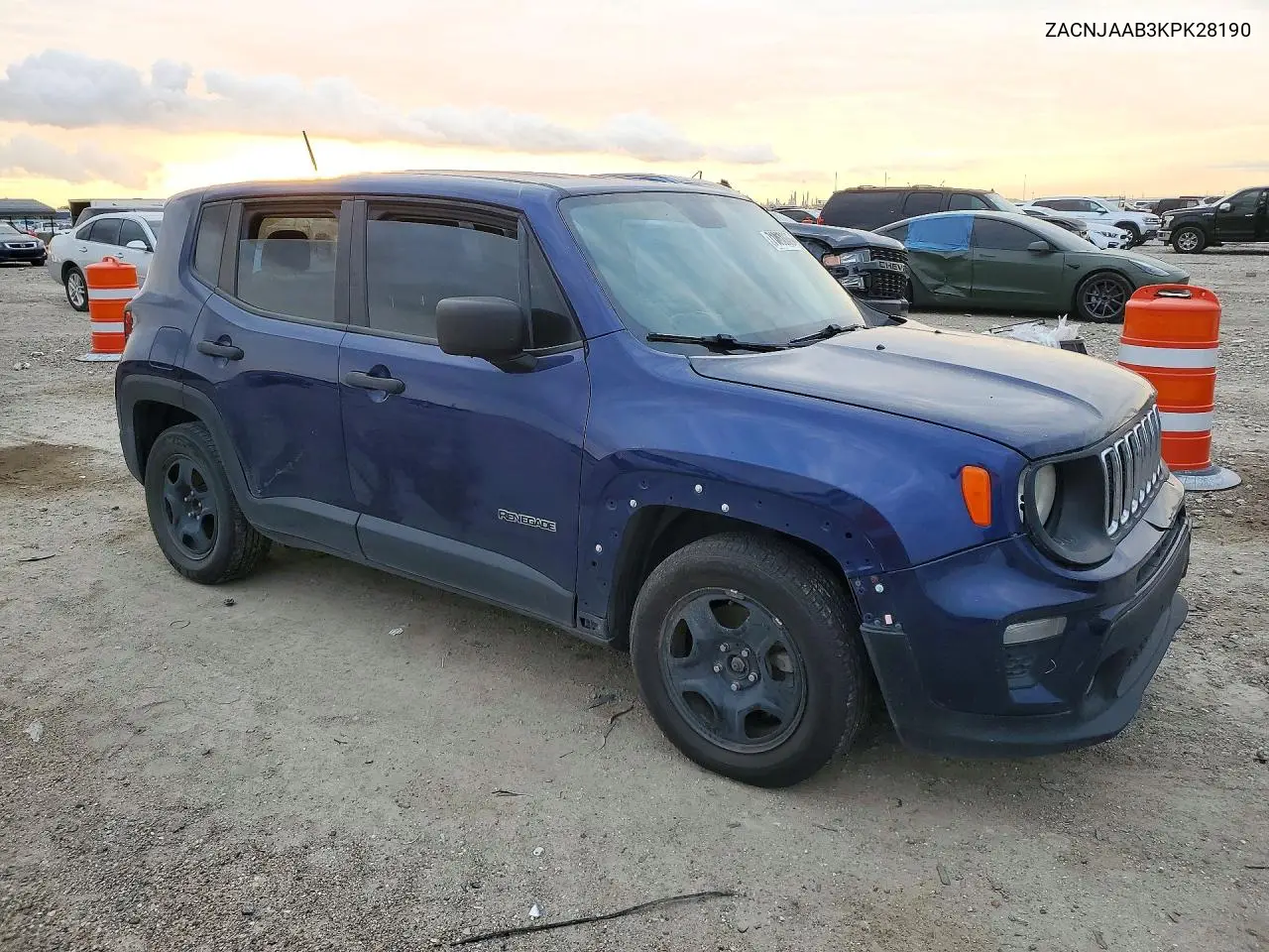 2019 JEEP RENEGADE VIN ZACNJAAB3KPK28190 — фото 4