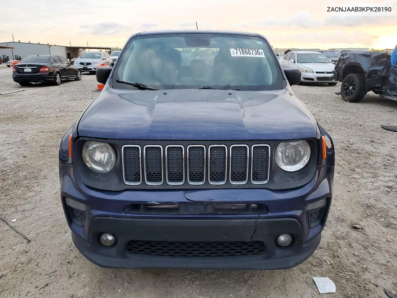 2019 JEEP RENEGADE VIN ZACNJAAB3KPK28190 — фото 5