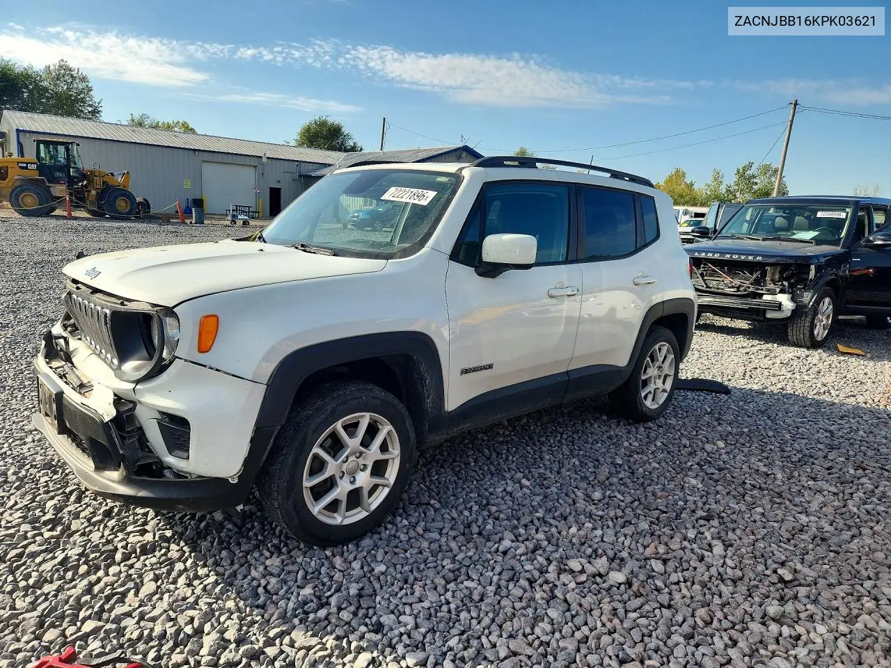 JEEP RENEGADE 2019, VIN ZACNJBB16KPK03621