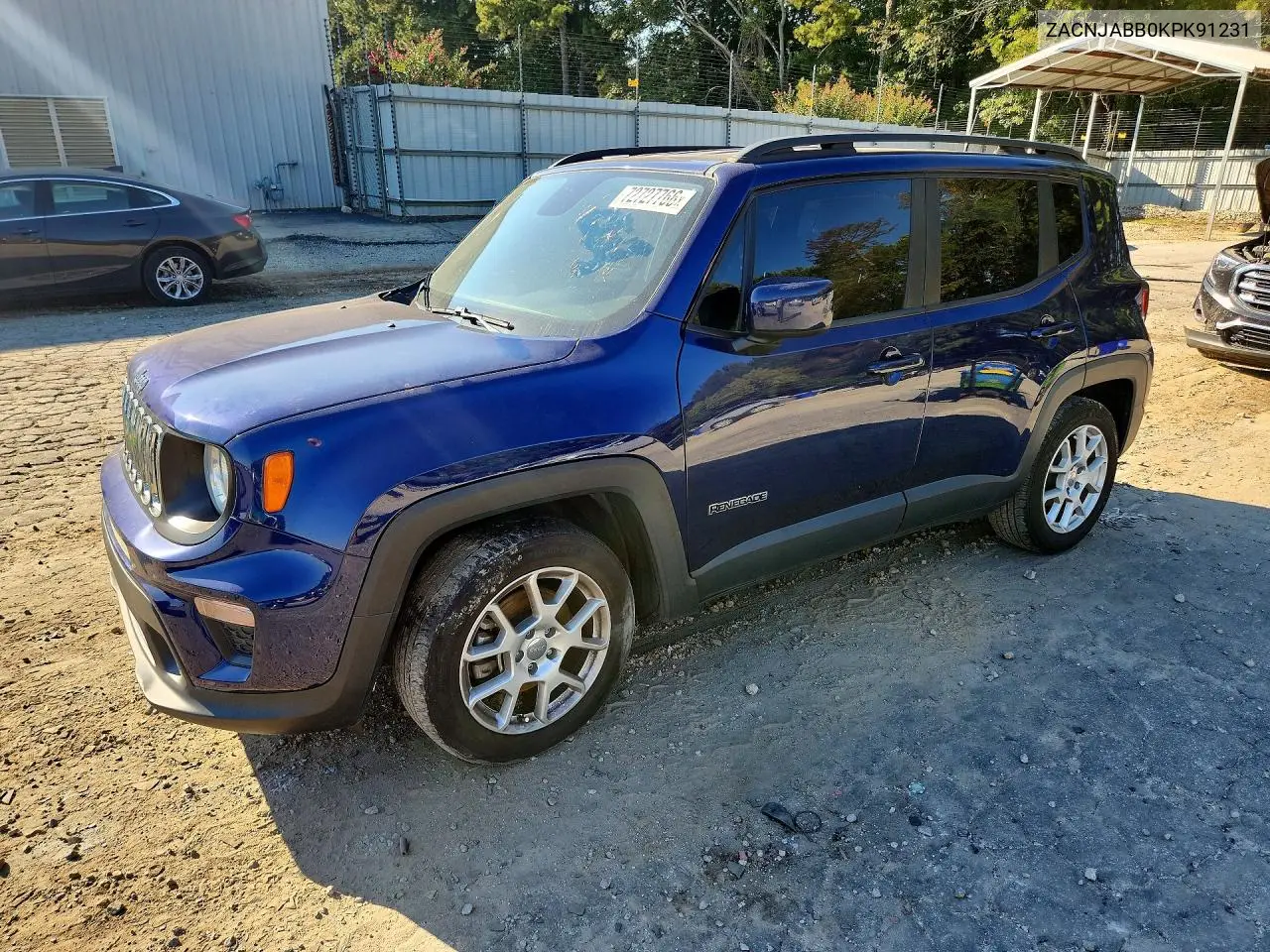 JEEP RENEGADE 2019, VIN ZACNJABB0KPK91231