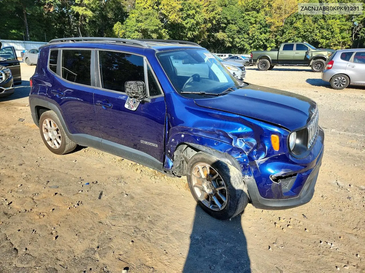 2019 JEEP RENEGADE VIN ZACNJABB0KPK91231 — фото 4