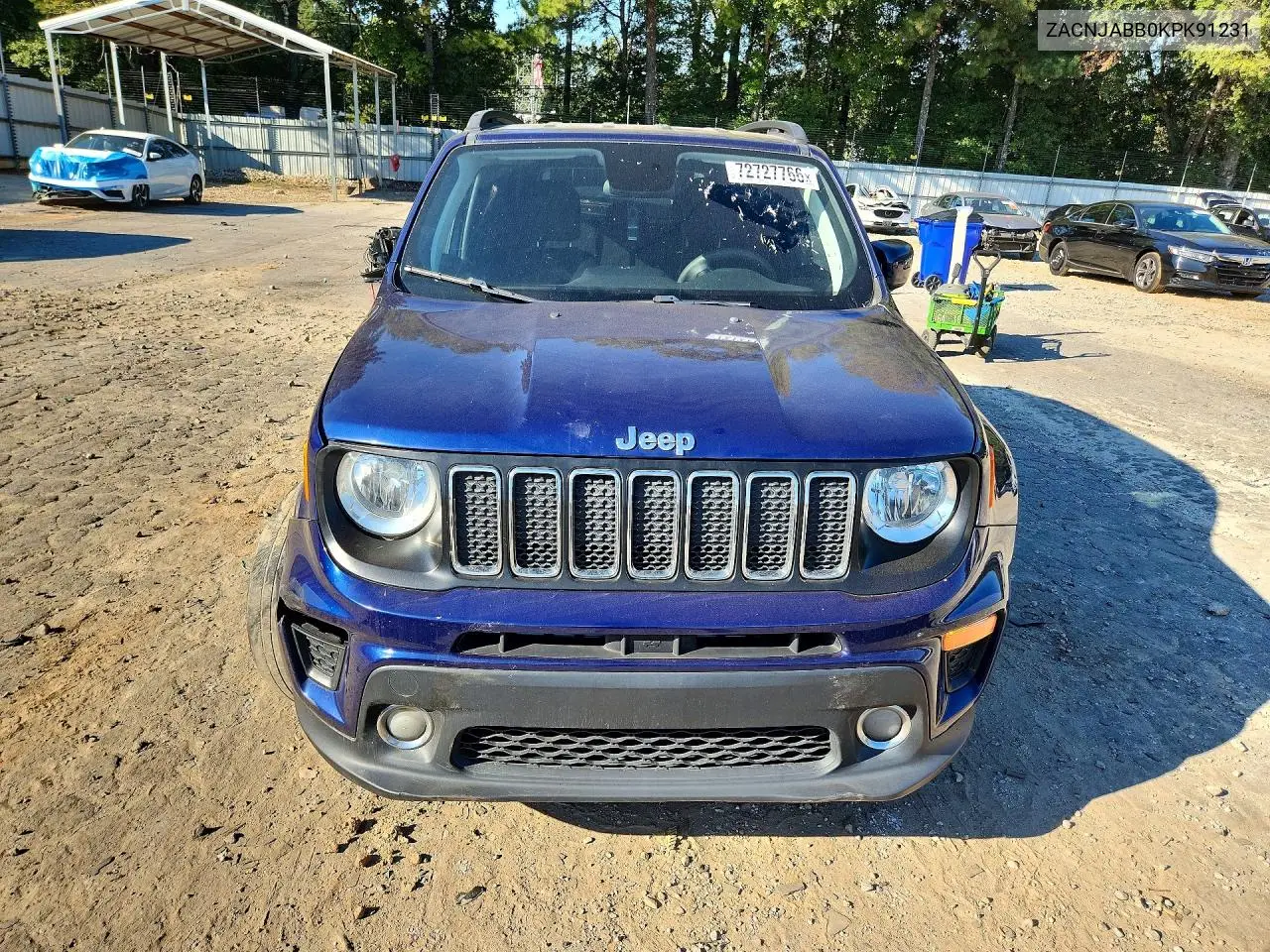 2019 JEEP RENEGADE VIN ZACNJABB0KPK91231 — фото 5