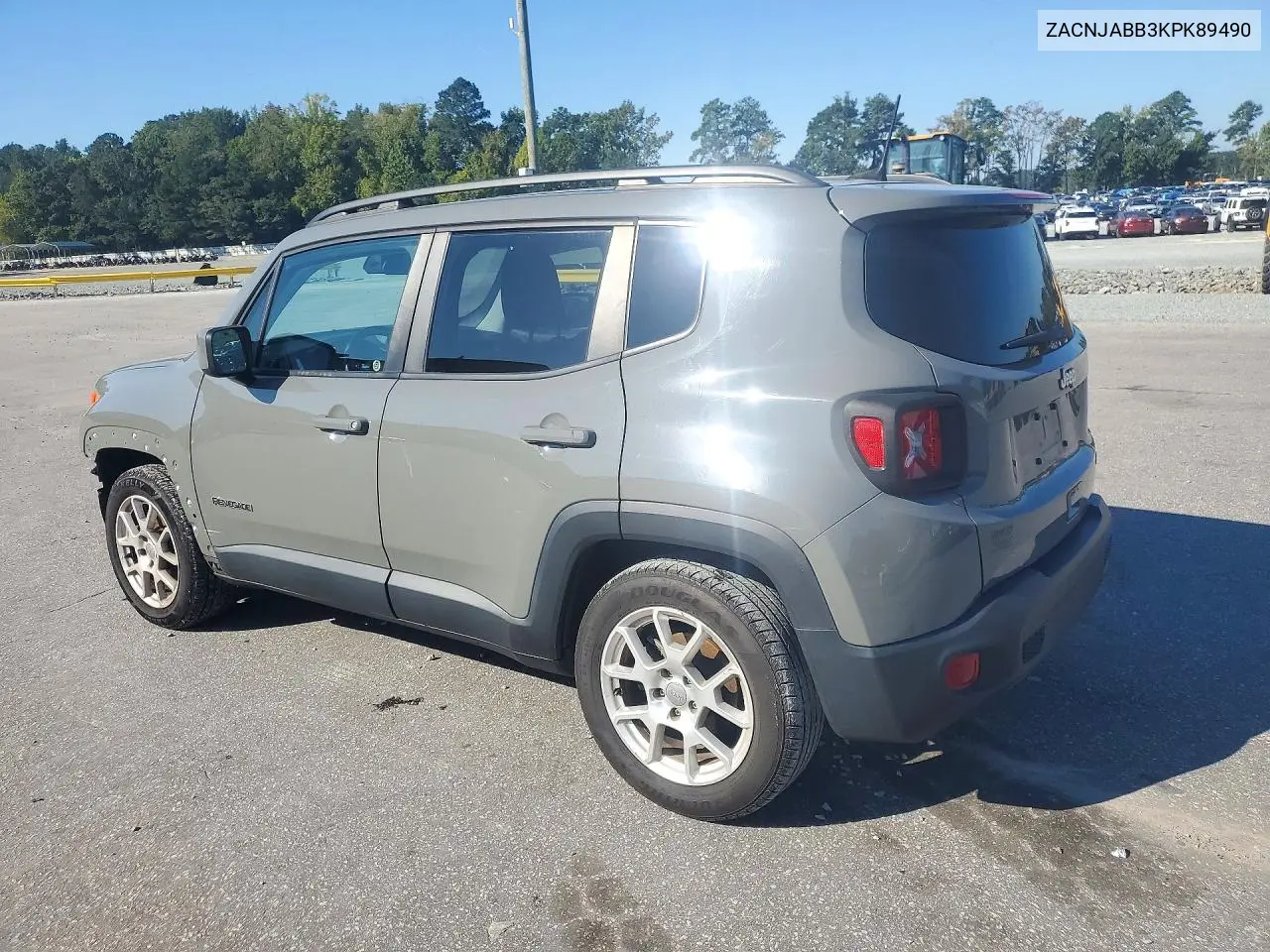 2019 JEEP RENEGADE VIN ZACNJABB3KPK89490 — фото 2