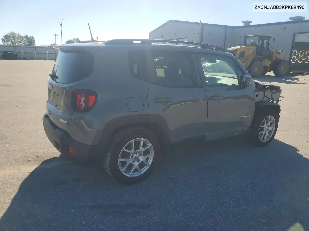2019 JEEP RENEGADE VIN ZACNJABB3KPK89490 — фото 3