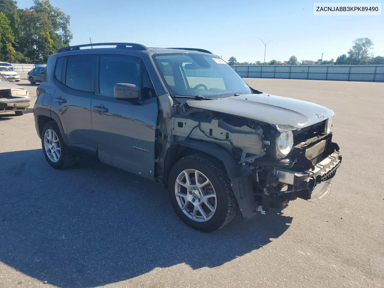 2019 JEEP RENEGADE VIN ZACNJABB3KPK89490 — фото 4