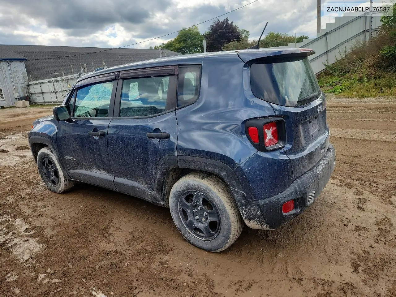 2020 JEEP RENEGADE VIN ZACNJAAB0LPL76587 — фото 2